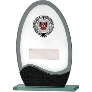 Glass Award with Black Detail