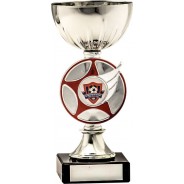 Silver Cup with Red Star Trophy