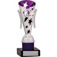 Silver and Purple Star Flute Trophy