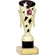 Gold and Black Star Flute Trophy
