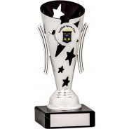 Silver and Black Star Flute Trophy