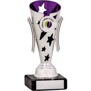 Silver and Purple Star Flute Trophy