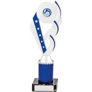 Blue and Silver Tower Trophy