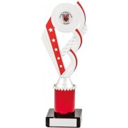Red and Silver Tower Trophy