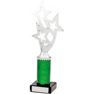 Green and Silver Star Tower