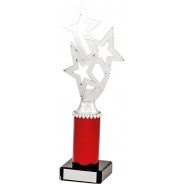 Red and Silver Star Tower