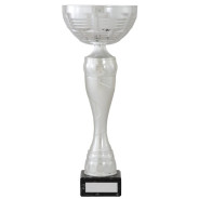 Silver Classic Cup On Black Marble Base