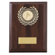 Rosewood Plaque With Laurel Wreath
