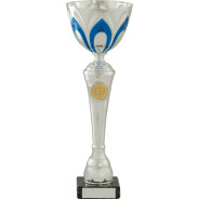 Silver/Blue Tower Cup