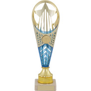 Blue and Gold Plastic Star Trophy