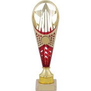 Red and Gold Plastic Star Trophy