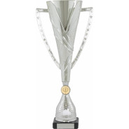 Silver Star Cup on Black Marble Base