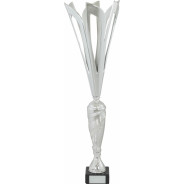 Silver Flute Award on Black Marble Base