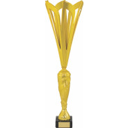 Gold Flute Award on Black Marble Base