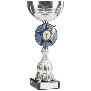 Bright Silver Tone Cup Trophy
