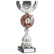 Bright Silver Tone Cup Trophy