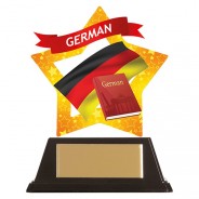 Mini-Star German Acrylic Plaque 