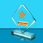 Diamond Crystal Award with Star 