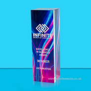 Chroma Designer Colour Waves Crystal Column Award
