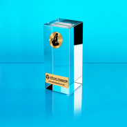 Pole Vault Glass Cube Award