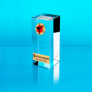 Taekwondo Glass Cube Award