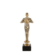 Gold Achievement Award on Black Marble Base