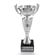 Hockey Silver Cup with Handles on Marble Base