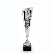 Silver Fluted Cup on Marble Base