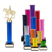 Icon Holographic Equestrian Column Trophy