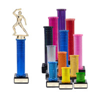 Icon Holographic Table Tennis Column Trophy