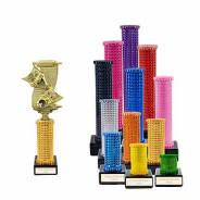 Icon Holographic Drama Column Trophy