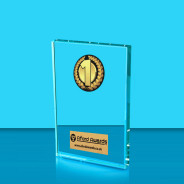 1st, 2nd & 3rd Place Crystal Rectangle Award