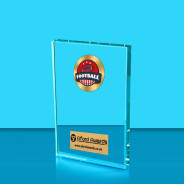 American Football Crystal Rectangle Award