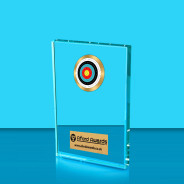 Archery Crystal Rectangle Award