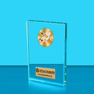 Art Crystal Rectangle Award