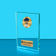 Badminton Crystal Rectangle Award
