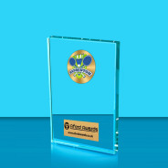 Badminton Crystal Rectangle Award
