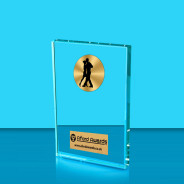 Dance Crystal Rectangle Award