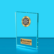 Darts Crystal Rectangle Award