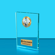 Dominoes Crystal Rectangle Award