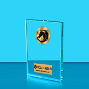 Equestrian Crystal Rectangle Award