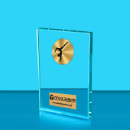 Gymnastics Crystal Rectangle Award