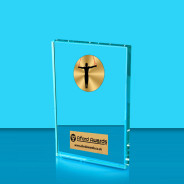 Gymnastics Crystal Rectangle Award