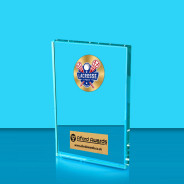 Lacrosse Crystal Rectangle Award