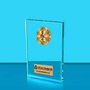 Music Crystal Rectangle Award
