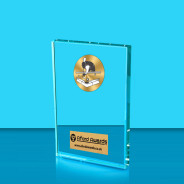 Pool Crystal Rectangle Award