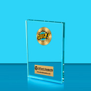 Quiz Crystal Rectangle Award