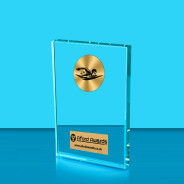 Swimming Crystal Rectangle Award