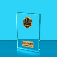 Tennis Crystal Rectangle Award