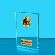Wheelchair Sports Crystal Rectangle Award